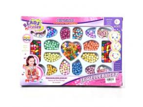 Beads Series ékszerkészítő szett színes gyöngyökkel