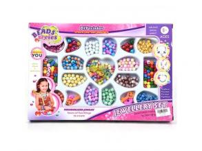 Beads Series ékszerkészítő szett gyöngyökkel, medállal és kiegészítőkkel