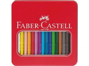 Faber-Castell: Jumbo Grip színesceruza készlet fémdobozban 16db-os