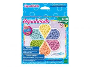 Aqua Beads pasztell színek 800db-os utántöltő szett