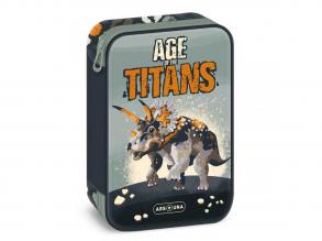 Ars Una: Age of the Titans többszintes kihajtható tolltartó 15,5x22,5x4,5cm