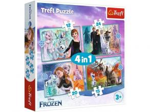 Jégvarázs 2. 4 az1-ben puzzle szett - Trefl