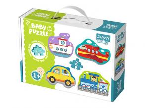 Járművek bébi puzzle szett - Trefl