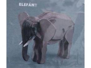 Papír elefánt játék modell - Creative Toys