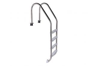 Standard 4 lépcsos beépítheto rozsdamentes acél lépcso a 130 cm-nél mélyebb,süllyesztett medencékhez