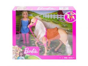 Barbie lovas szett babával - Mattel