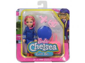 Barbie: Chelsea pilóta karrierbaba 15cm - Mattel