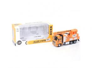Darus teherautó fény effektekkel narancssárga színben 1:38-as méretarány