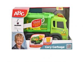 ABC Gary Garbage szemetesautó fénnyel és hanggal 25cm - Simba Toys