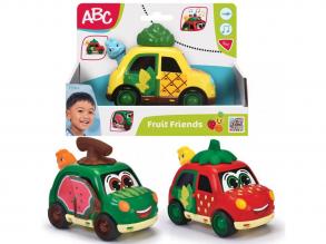 ABC Fruit Friend gyümölcsös lendkerekes autók hanggal többféle változatban - Simba Toys