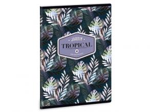 Ars Una: Floral Palm Leaf vonalas füzet A/5 40lapos