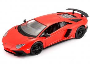 Bburago: Lamborghini Aventador LP750-4 narancssárga fém autómodell 1/24