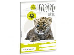 Ars Una: Cuki állatok - Leopárd kölyök 2.osztályos vonalas füzet A/5