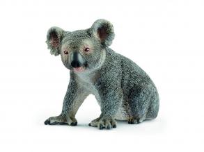 Műanyag Koala figura, 5,5 x 4,8 x 4,3 cm
