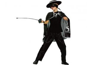 Zorro jelmez - 128 cm-es méret