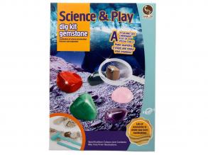 Science&Play: Drágakövek régész szett