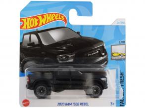Hot Wheels: 2020 Dodge Ram 1500 Rebel fekete kisautó 1/64 - Mattel