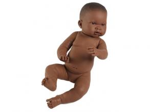 Lány csecsemő baba néger 45cm