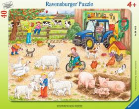 A nagy gazdaság udvarában puzzle, 40 db-os - Ravensburger