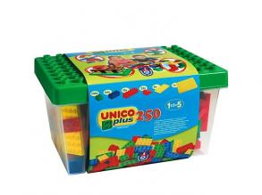 Unico: Építőkocka szett műanyag tárolóban 250db-os