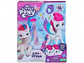 Én kicsi Pónim: A nap stílusa - Zipp Storm 16db-os figuraszett matricákkal és kiegészítőkkel Hasbro