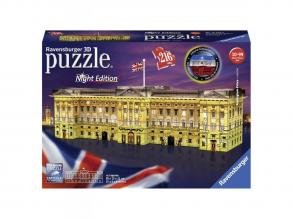 A Buckingham-palota (Éjszakai kiadás) 216 db-os 3D puzzle - Ravensburger