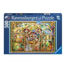 Disney család puzzle, 500 darabos