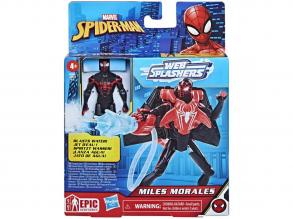 Marvel: Web Splashers - Miles Morales figuraszett vízágyúval 10cm - Hasbro