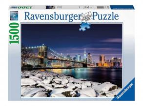 Puzzle 1500 db - Tél New yorkban