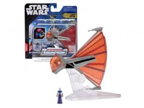 Star Wars: Ginivex-osztályú vadászgép és Asajj Ventress figura