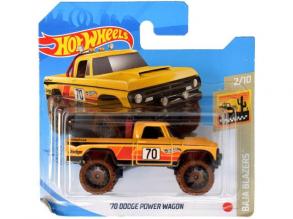 Hot Wheels: '70 Dodge Power Wagon kisautó 1/64 - Mattel