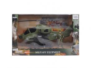 Army katonai helikopter figurával
