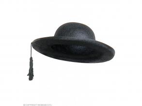 Papi kalap, fekete
