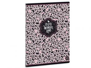 Ars Una: Wonderland Ghost Pink négyzethálós füzet A/5 40lapos