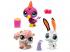 Littlest Pet Shop: Nyúl, harkály, mókus 3db-os figura csomag - Country vibes 2. széria