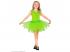 Csillogós tütü, zöld lány jelmez