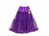 Tüllszoknya, 65 cm - lila női jelmez