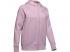 Rival Fleece Sportstyle Lc Sleeve Graphic Under Armour női pink színű training pulóver