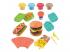 Playgo Hamburger gyurma készlet - 4 edény