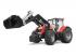 Massey Ferguson 7600 homlokrakodóval - Bruder