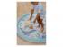 Little Dutch Ocean Dreams vízi játékszőnyeg, kék, 150 cm