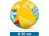 Cápa mintás felfújható strandlabda 50cm - Mondo Toys