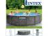Intex Premium Frame Pool Set Prism Greywood Kerek Medence 549*1,22 létrával, szűrővel,takaróval