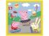 Peppa malac: Egy boldog nap 3 az 1-ben puzzle - Trefl