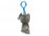 Beanie Boos nagyszemű husky plüss kulcstartó, 8,5 cm