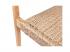Maron teak étkezőszék 71 x 75 x 101 cm