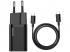 Baseus TZCCSUP-L01 25W Type-C fekete mini utazó töltő