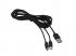 Ventaris C100B PS5/Xbox Series X/S kontrollerhez USB Type-C Dual töltőkábel