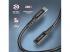 Axagon BUCM32-CF10AB 1m USB C fekete hosszabbító kábel