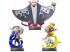 Amiibo Splatoon 3 Shiver, Frye és Big Man játékfigura
